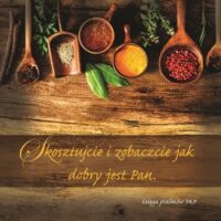 Podkładka - Skosztujcie i zobaczcie jak dobry jest Pan