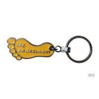 Brelok metalowy - Idę za Jezusem