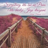 Podstawka korkowa szczęśliwy kto boi się Pana