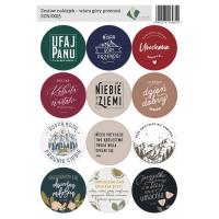 Zestaw naklejek - wiara góry przenosi