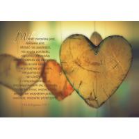 Kartka składana - Miłość cierpliwa jest...