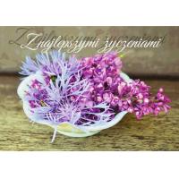 Kartka składana - z najlepszymi życzeniami