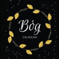 Podstawka korkowa – Bóg Cię kocha