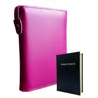 Etui, okładka na Biblię Warszawską, format NOWY średni (12,5x18 cm)